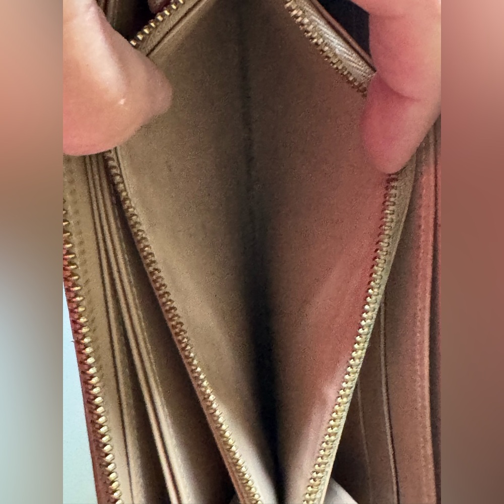 LOUIS VUITTON Zippy Wallet Vernis Noisette - Picture 6 of 12